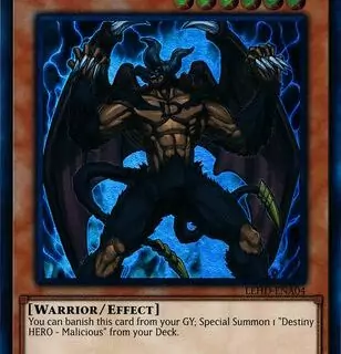 Destiny HERO - Malicious - LEHD-ENA04 - Ultra Rare 1st Edition - Inglés