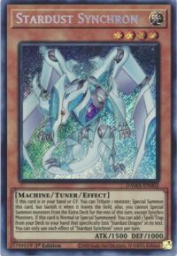 Stardust Synchron - DAMA-EN002 - Secret Rare 1st Edition - Español