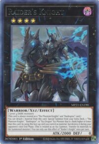 Raider's Knight - MP21-EN190 - Rare 1st Edition - Inglés