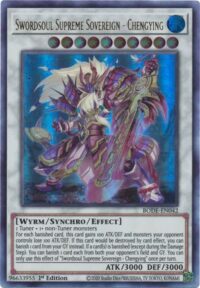 Swordsoul Supreme Sovereign - Chengying - BODE-EN042 - Ultra Rare 1st Edition - Inglés