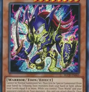 Toon Black Luster Soldier - BLCR-EN065 - Secret Rare 1st Edition - Inglés