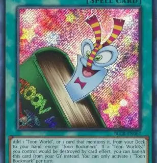 Toon Bookmark - BLCR-EN067 - Secret Rare 1st Edition - Inglés