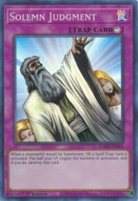 Solemn Judgment - MAZE-EN063 - Super Rare 1st Edition - Inglés