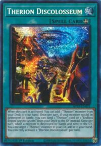 Therion Discolosseum - MP23-EN091 - Prismatic Secret Rare 1st Edition - Español