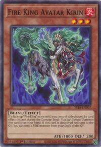 Fire King Avatar Kirin - SR14-EN007 - Common 1st Edition - Inglés