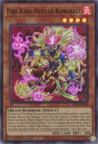 Fire King Avatar Rangbali - SR14-EN003 - Ultra Rare 1st Edition - Inglés