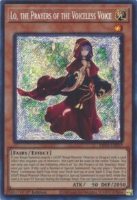 Lo, the Prayers of the Voiceless Voice - PHNI-EN019 - Secret Rare 1st Edition - Español
