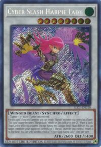 Cyber Slash Harpie Lady - BLC1-EN010 - Secret Rare 1st Edition - Inglés