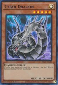 Cyber Dragon (alternate art) (Silver) - BLC1-EN021 - Ultra Rare 1st Edition - Inglés