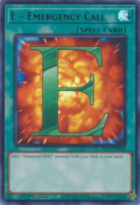 E - Emergency Call (Silver) - BLC1-EN032 - Ultra Rare 1st Edition - Inglés