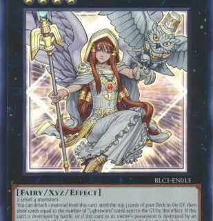 Minerva, the Exalted Lightsworn - BLC1-EN013 - Ultra Rare 1st Edition - Inglés