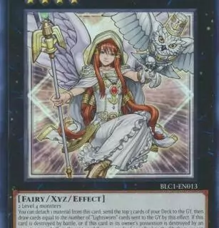 Minerva, the Exalted Lightsworn (Silver) - BLC1-EN013 - Ultra Rare 1st Edition - Inglés