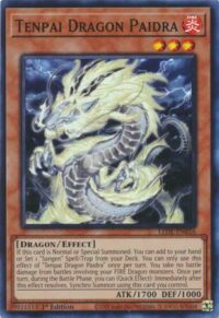 Tenpai Dragon Paidra - LEDE-EN016 - Super Rare 1st Edition - Inglés