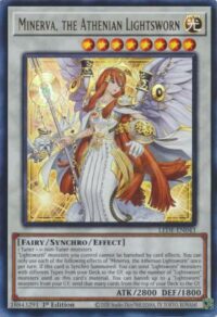 Minerva, the Athenian Lightsworn - LEDE-EN043 - Ultra Rare 1st Edition - Inglés