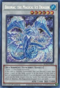 Brionac the Magical Ice Dragon - BLTR-EN004 - Secret Rare 1st Edition - Español