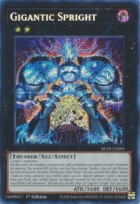 Gigantic Spright - BLTR-EN091 - Secret Rare 1st Edition - Español