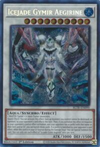Icejade Gymir Aegirine - BLTR-EN090 - Secret Rare 1st Edition - Español
