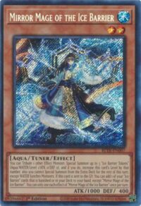 Mirror Mage of the Ice Barrier - BLTR-EN007 - Secret Rare 1st Edition - Español