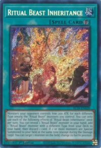 Ritual Beast Inheritance - BLTR-EN020 - Secret Rare 1st Edition - Español
