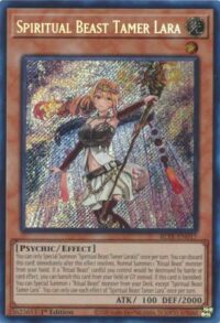 Spiritual Beast Tamer Lara - BLTR-EN017 - Secret Rare 1st Edition - Español