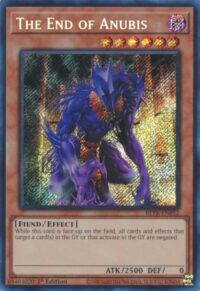 The End of Anubis - BLTR-EN052 - Secret Rare 1st Edition - Español