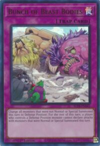 Bunch of Beast Bodies - BLTR-EN042 - Ultra Rare 1st Edition - Español