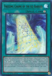 Freezing Chains of the Ice Barrier - BLTR-EN103 - Ultra Rare 1st Edition - Español