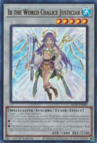 Ib the World Chalice Justiciar - BLTR-EN089 - Ultra Rare 1st Edition - Español