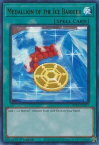 Medallion of the Ice Barrier - BLTR-EN097 - Ultra Rare 1st Edition - Español