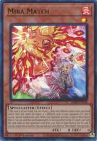 Mira Match - BLTR-EN038 - Ultra Rare 1st Edition - Español