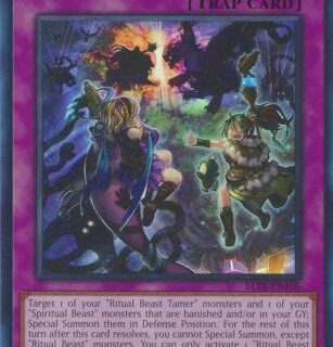 Ritual Beast Ambush - BLTR-EN106 - Ultra Rare 1st Edition - Español