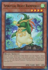 Spiritual Beast Rampengu - BLTR-EN066 - Ultra Rare 1st Edition - Español
