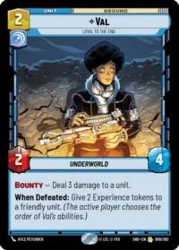 Val – Loyal to the End (Foil) – 058/262 – Rare – Inglés