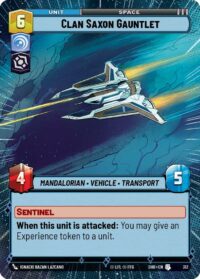 Clan Saxon Gauntlet (Hyperspace) - 312 - Uncommon - Inglés