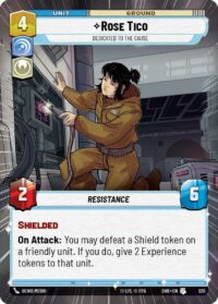 Rose Tico - Dedicated to the Cause (Hyperspace) - 320 - Uncommon - Inglés
