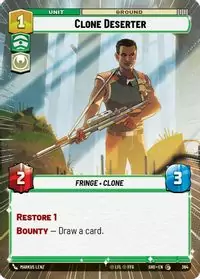 Clone Deserter (Hyperspace) - 364 - Common - Inglés