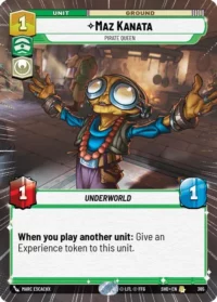 Maz Kanata - Pirate Queen (Hyperspace) - 365 - Rare - Inglés
