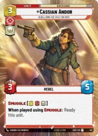 Cassian Andor - Rebellions Are Built On Hope (Hyperspace) - 417 - Uncommon - Inglés