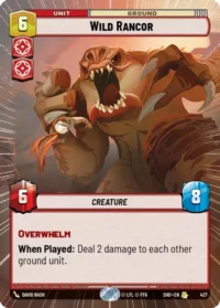 Wild Rancor (Hyperspace) - 427 - Rare - Inglés