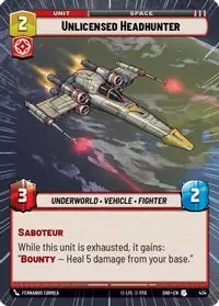 Unlicensed Headhunter (Hyperspace) - 434 - Uncommon - Inglés