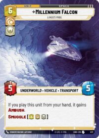 Millennium Falcon - Lando's Pride (Hyperspace) - 472 - Uncommon - Inglés