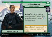 Moff Gideon - Formidable Commander (Hyperspace) - 001/002 - Español