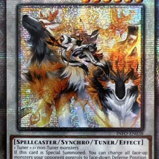 Silvera Wolf Tamer of the White Forest (Quarter Century Secret Rare) - INFO-EN038 - Quarter Century Secret Rare