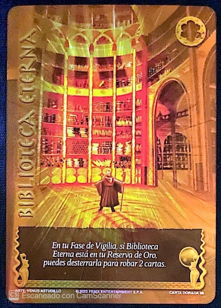 Biblioteca eterna - Carta Dorada 08