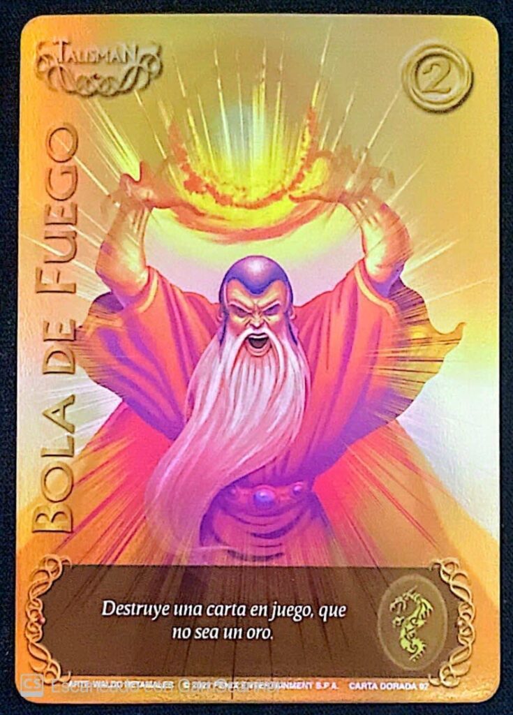 Bola de Fuego - Carta Dorada 07