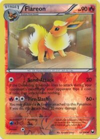Flareon - 12/108 - Uncommon Reverse Holo - Inglés