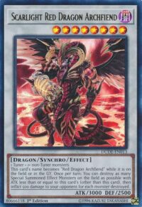 Scarlight Red Dragon Archfiend - DUDE-EN013 - Ultra Rare 1st Edition - Español