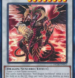Scarlight Red Dragon Archfiend - DUDE-EN013 - Ultra Rare 1st Edition - Español