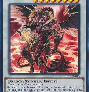 Scarlight Red Dragon Archfiend - DUDE-EN013 - Ultra Rare 1st Edition - Español