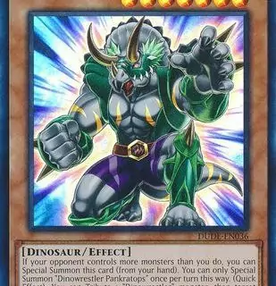 Dinowrestler Pankratops - DUDE-EN036 - Ultra Rare 1st Edition - Español